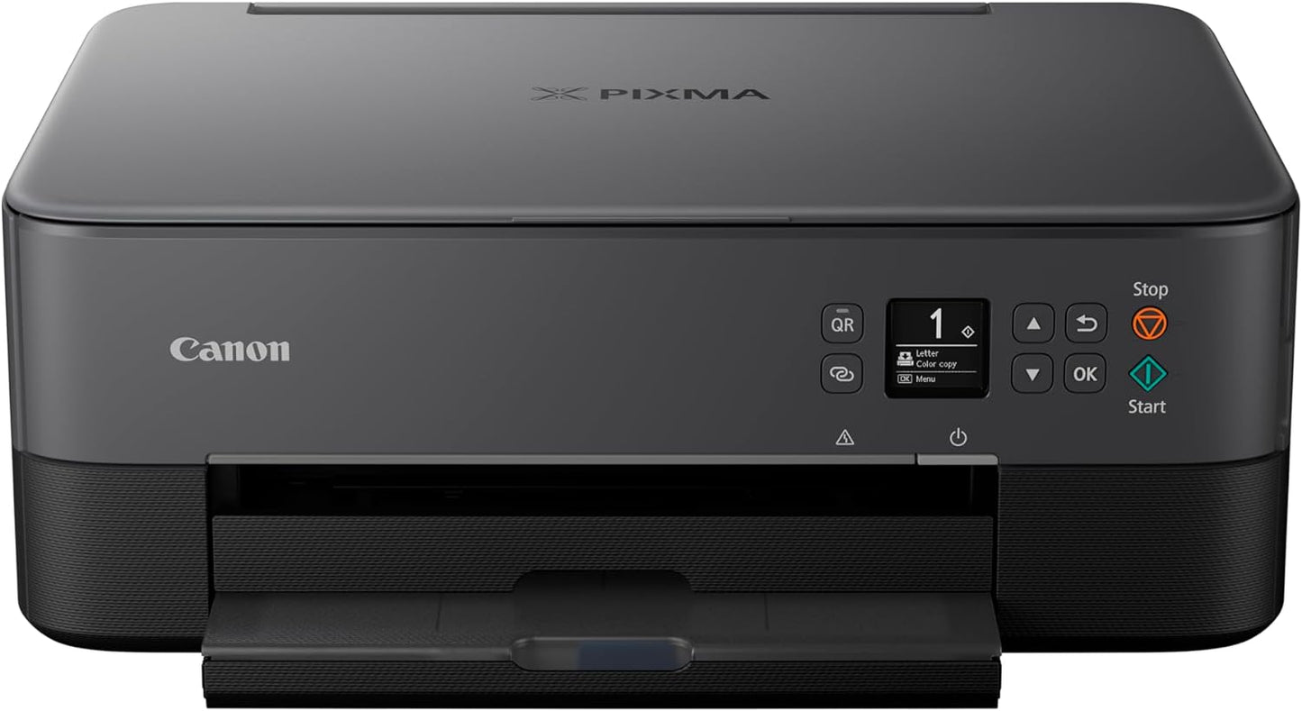 PIXMA Ts6420A All-In-One Wireless Inkjet Printer [Print,Copy,Scan], Black, Works with Alexa