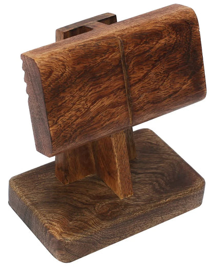 2 in 1 Watch Stand Nightstand Organizer Platform for All Models/Moms, DADS, Grandparents Made from Mango Wood